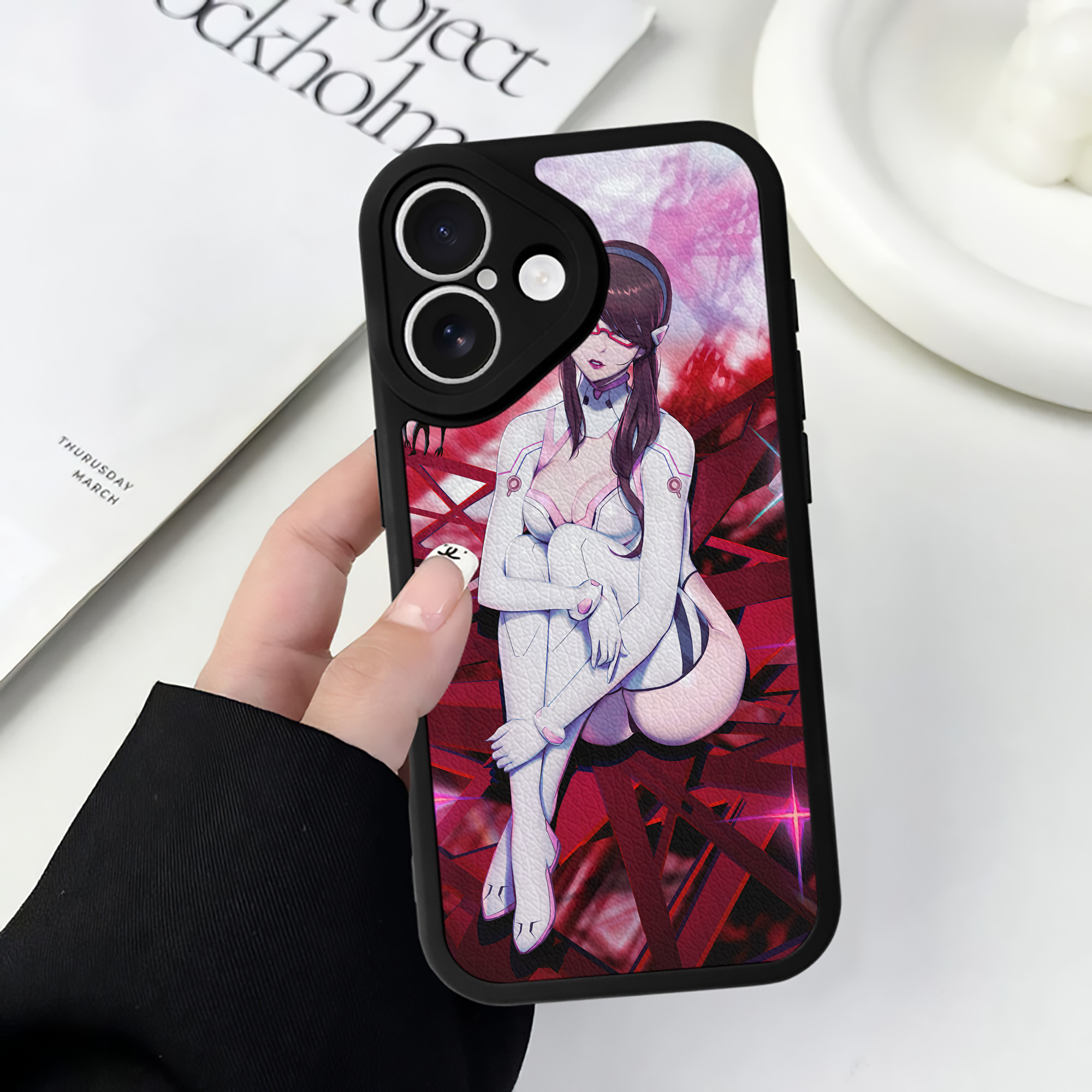 （画像用） EVA 新世紀エヴァンゲリオン 【iPhone 16シリーズ対応】シリコンスマホケース（レザー調） 材質：シリコン